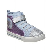 Disney Girl Frozen High Top Casual Sneakers with Sequins